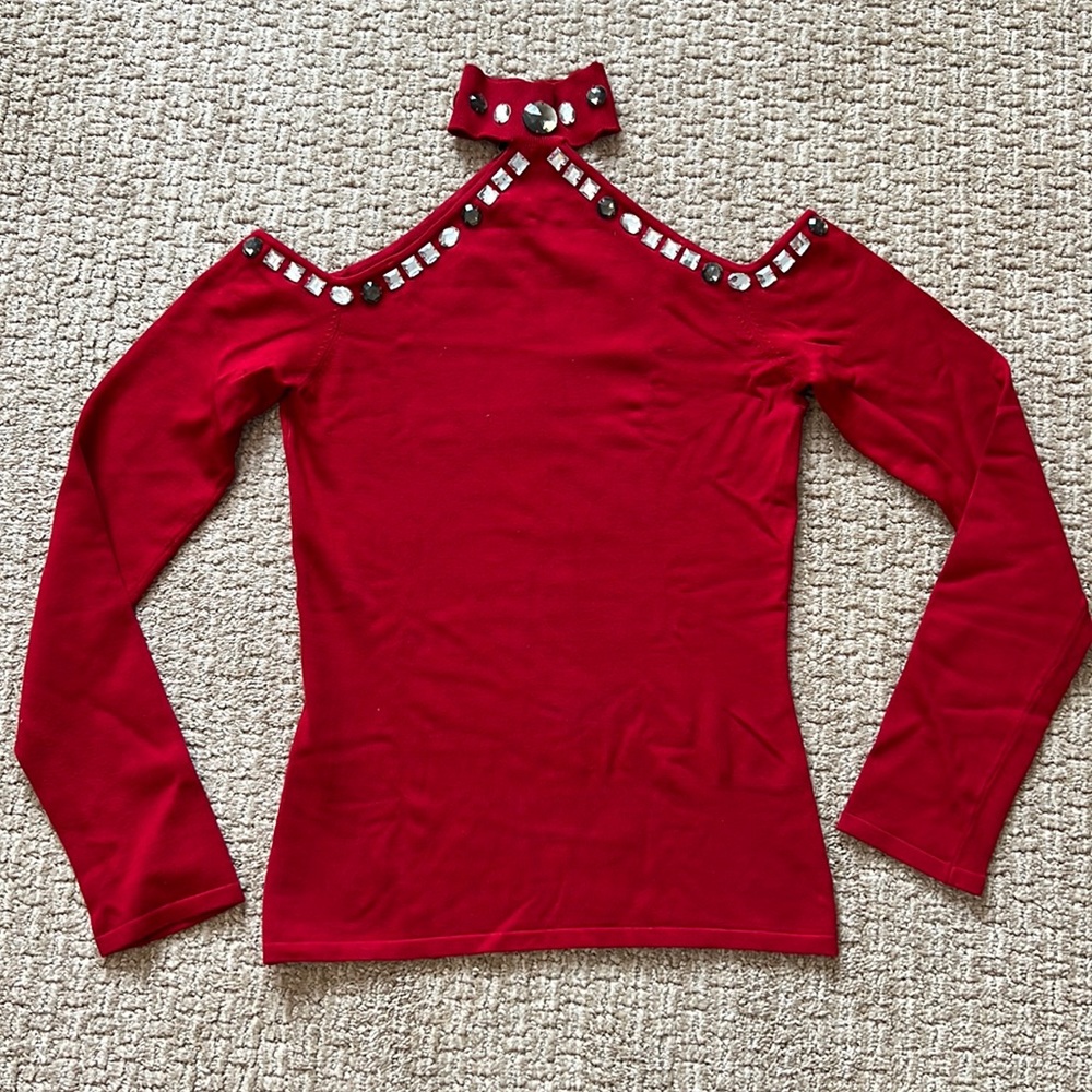 Boston Proper Sexy Red Top Sz M
